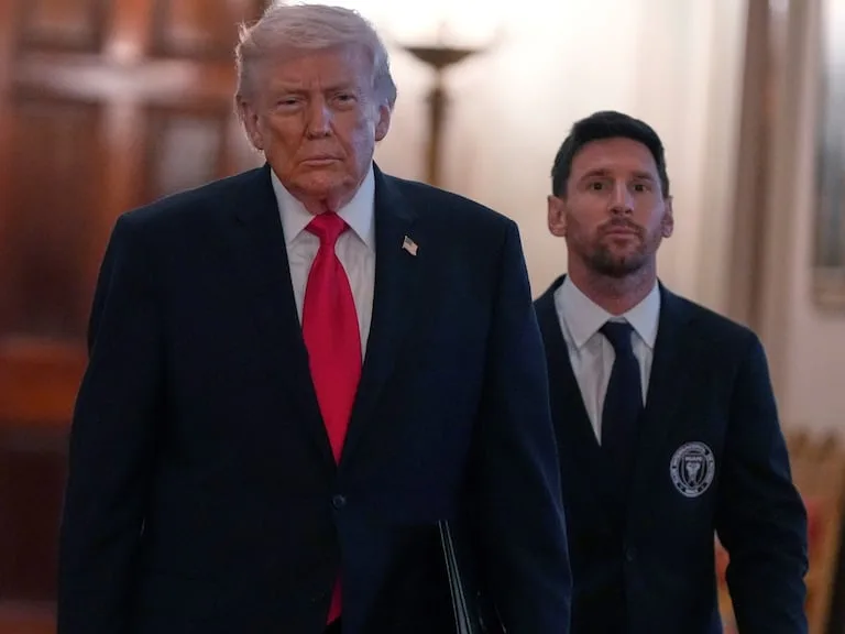 Messi junto a Trump - Agencia Carabobeña de Noticias