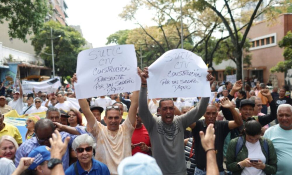 Protestan por mejores salariales - Agencia Carabobeña de Noticias