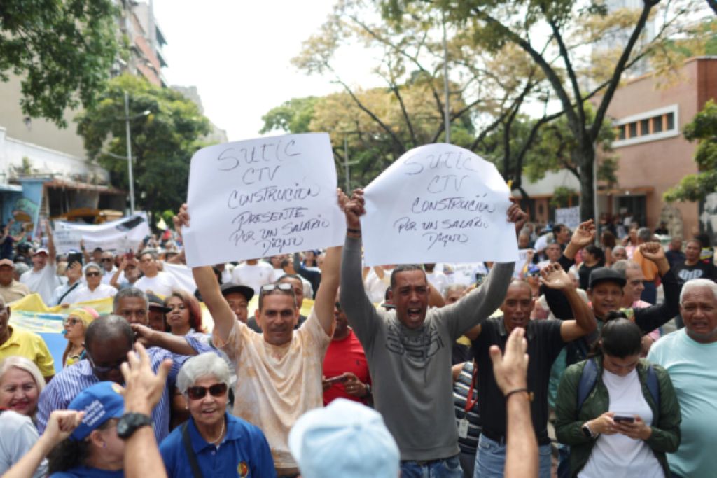 Protestan por mejores salariales - Agencia Carabobeña de Noticias