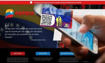 Sistema Patria activa nuevos pagos - Agencia Carabobeña de Noticias