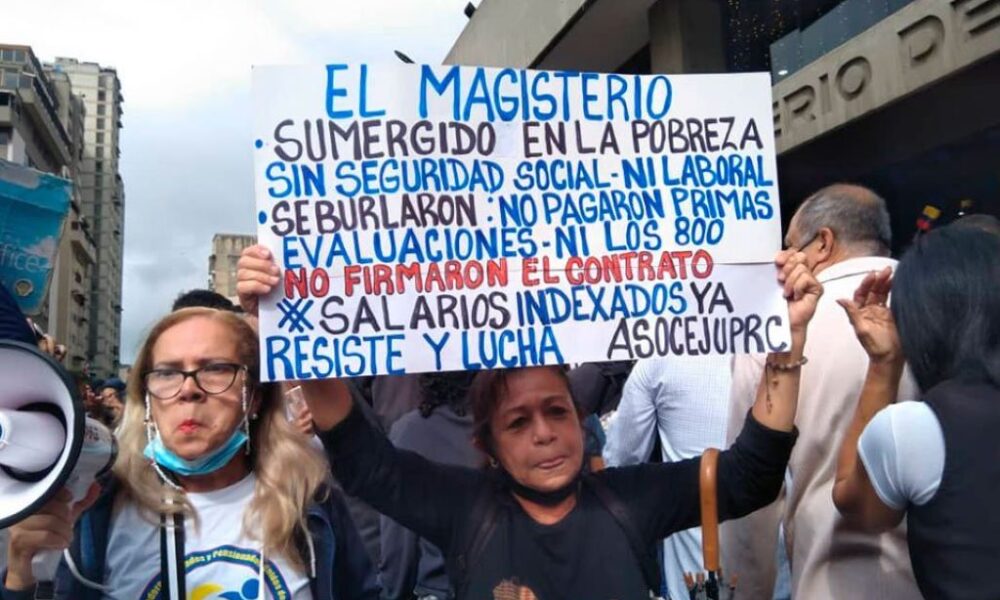 Maestros convocan protesta nacional - Agencia Carabobeña de Noticias