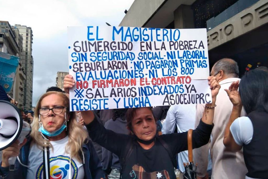 Maestros convocan protesta nacional - Agencia Carabobeña de Noticias