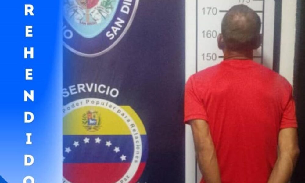 Policía de San Diego captura a ciudadano solicitado - Agencia Carabobeña de Noticias