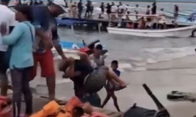 Volcamiento de dos lanchas en Chichiriviche - Agencia Carabobeña de Noticias