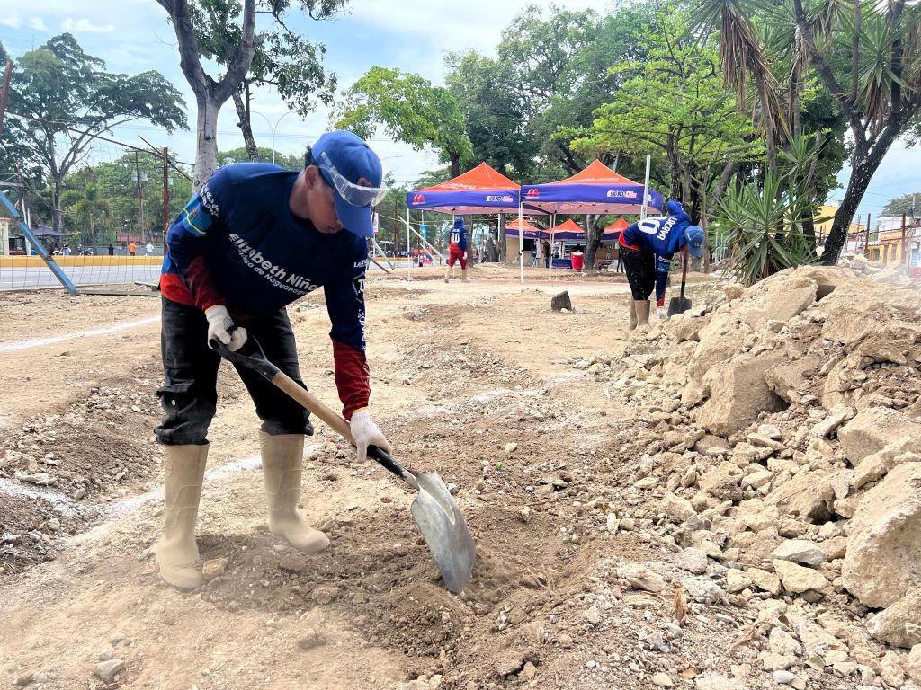 Avanza rehabilitación de Plaza Rafael Urdaneta - Agencia Carabobeña de Noticias