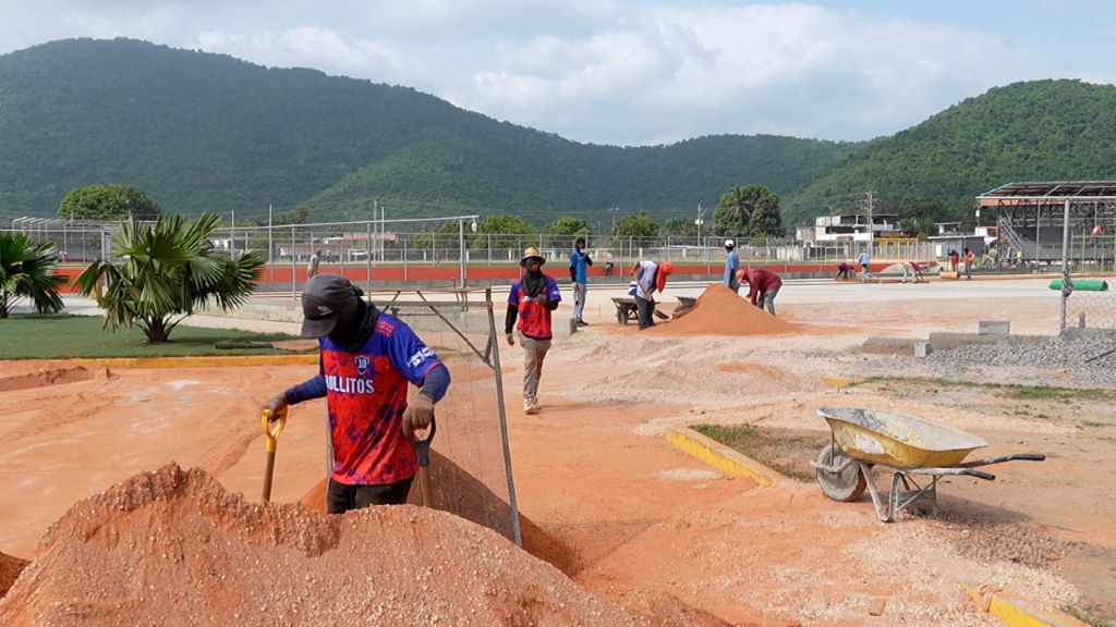 Avanzan trabajos en Complejo Deportivo Los Criollitos - Agencia Carabobeña de Noticias