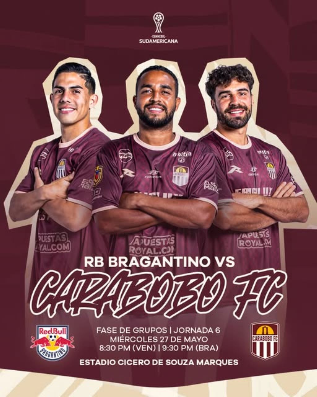 Carabobo visita a Bragantino - Agencia Carabobeña de Noticias