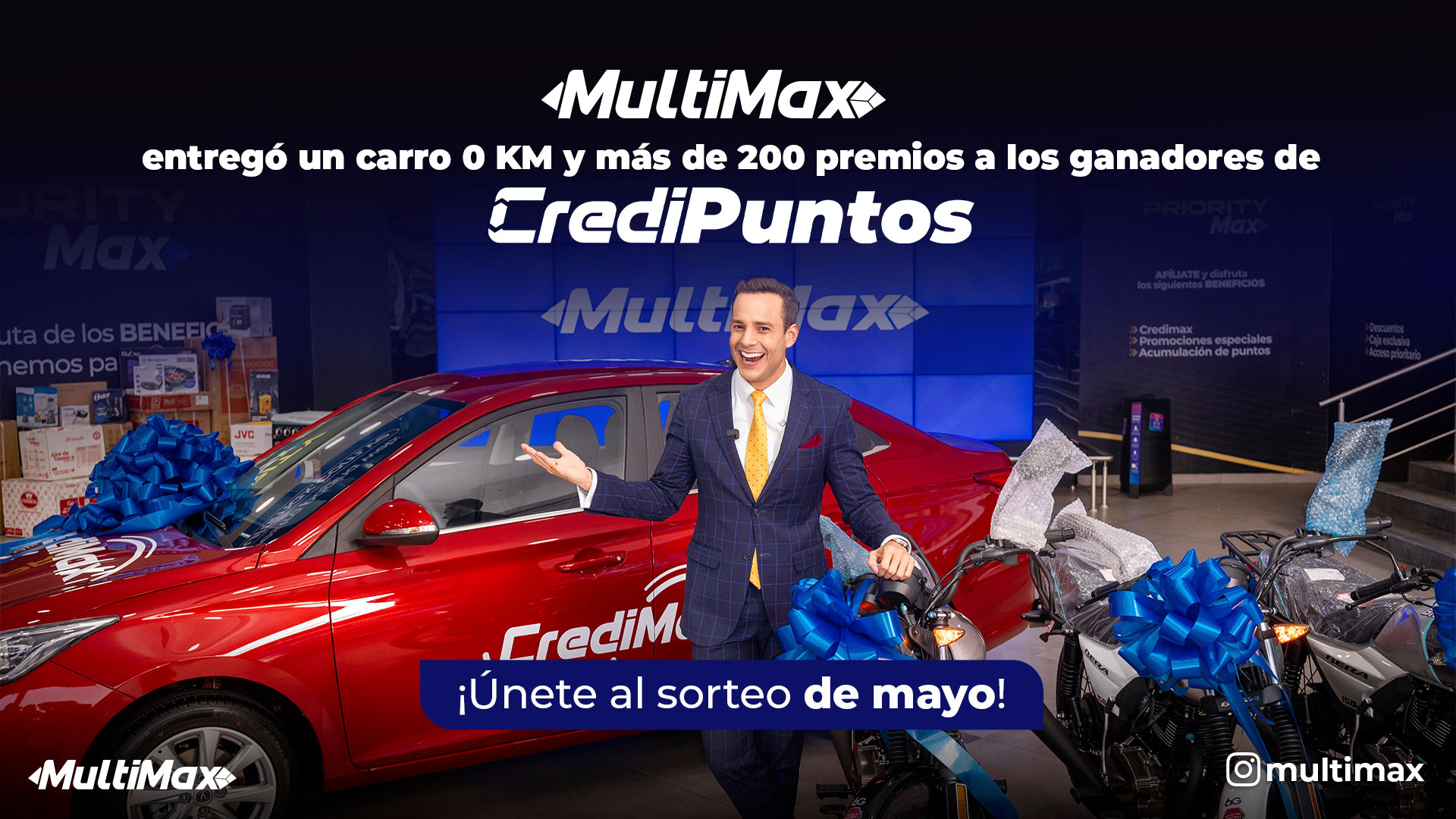 Ganadores del concurso CrediPuntos