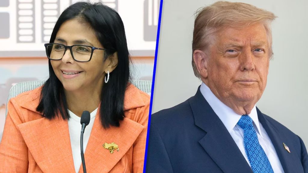 Trump ordena dejar de investigar a Delcy Rodríguez