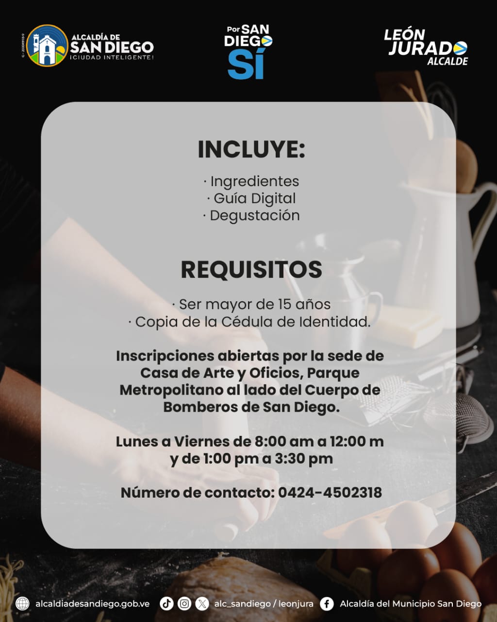 Abiertas inscripciones para masterclass de cocina - Agencia Carabobeña de Noticias
