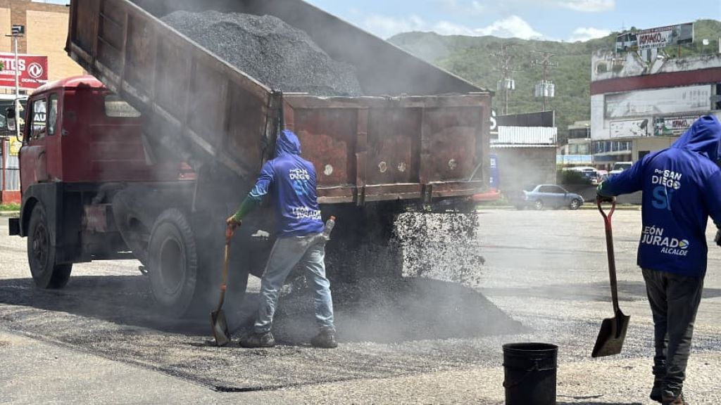 Alcaldía de San Diego refuerza plan de bacheo - Agencia Carabobeña de Noticias
