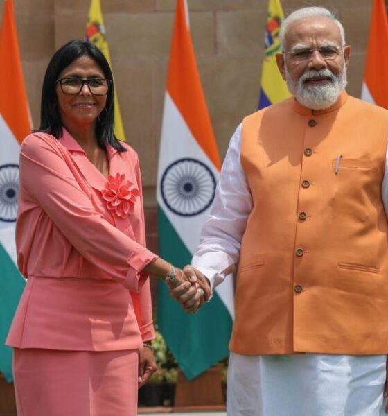 Delcy Rodríguez en India - Agencia Carabobeña de Noticias