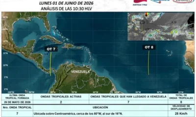 Inameh prevé ingreso de la octava onda tropical - Agencia Carabobeña de Noticias