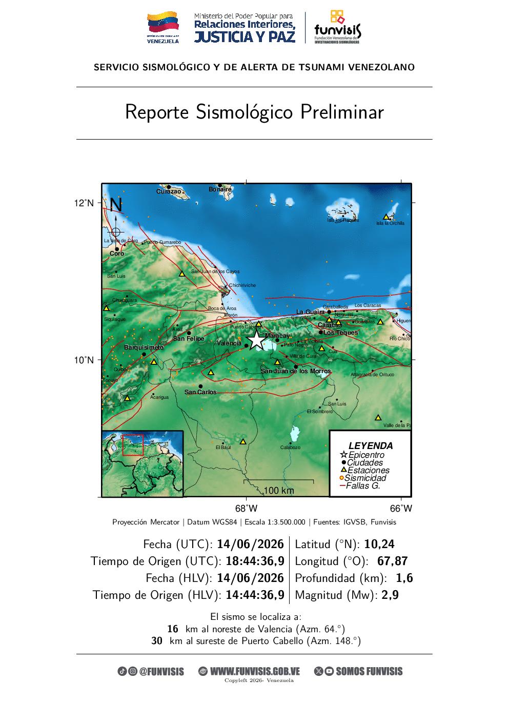 Otro temblor en Valencia - Agencia Carabobeña de Noticias