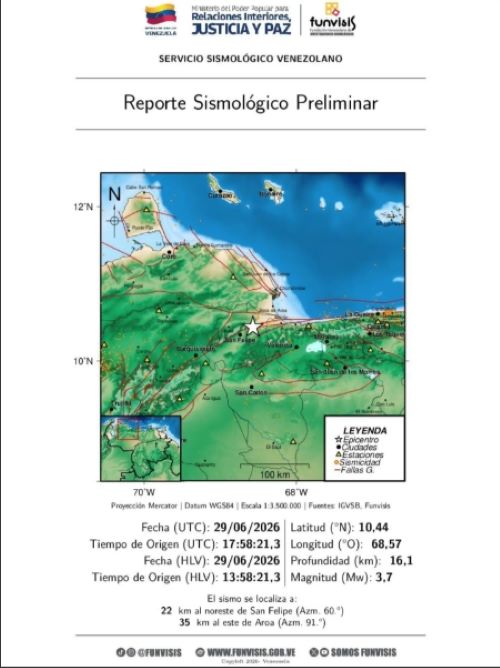 Sismo en La Guaira - Agencia Carabobeña de Noticias