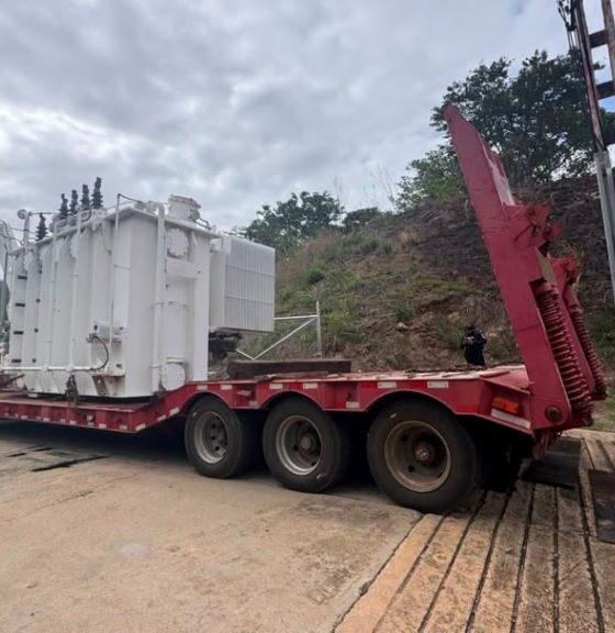 Transformador llega a subestación Montemayor - Agencia Carabobeña de Noticias