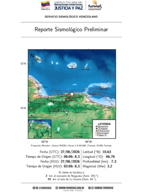 Van 29 sismos este sábado - Agencia Carabobeña de Noticias