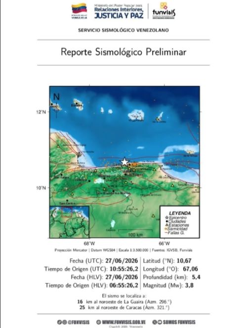 Van 29 sismos este sábado - Agencia Carabobeña de Noticias