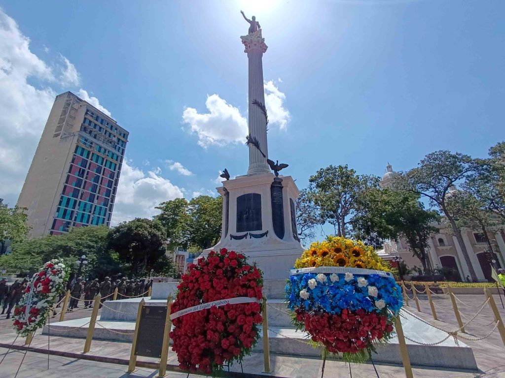 Carabobo conmemoró aniversario 243 del natalicio del Libertador - Agencia Carabobeña de Noticias