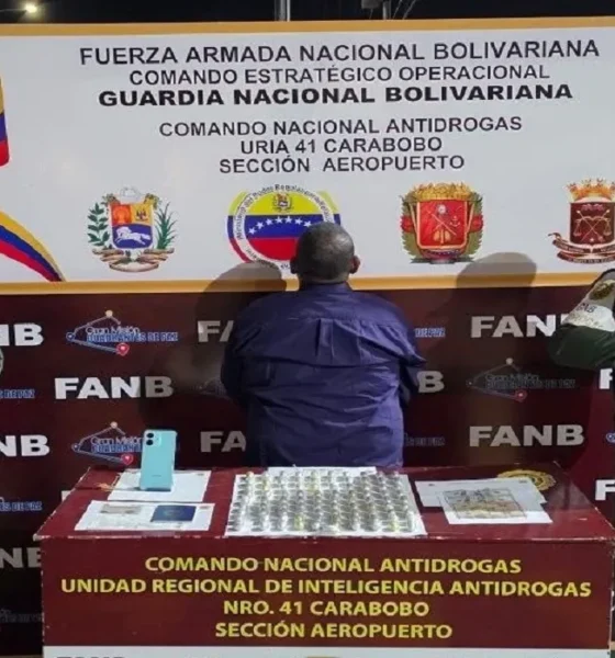 Detenido por transportar 91 dediles - Agencia Carabobeña de Noticias