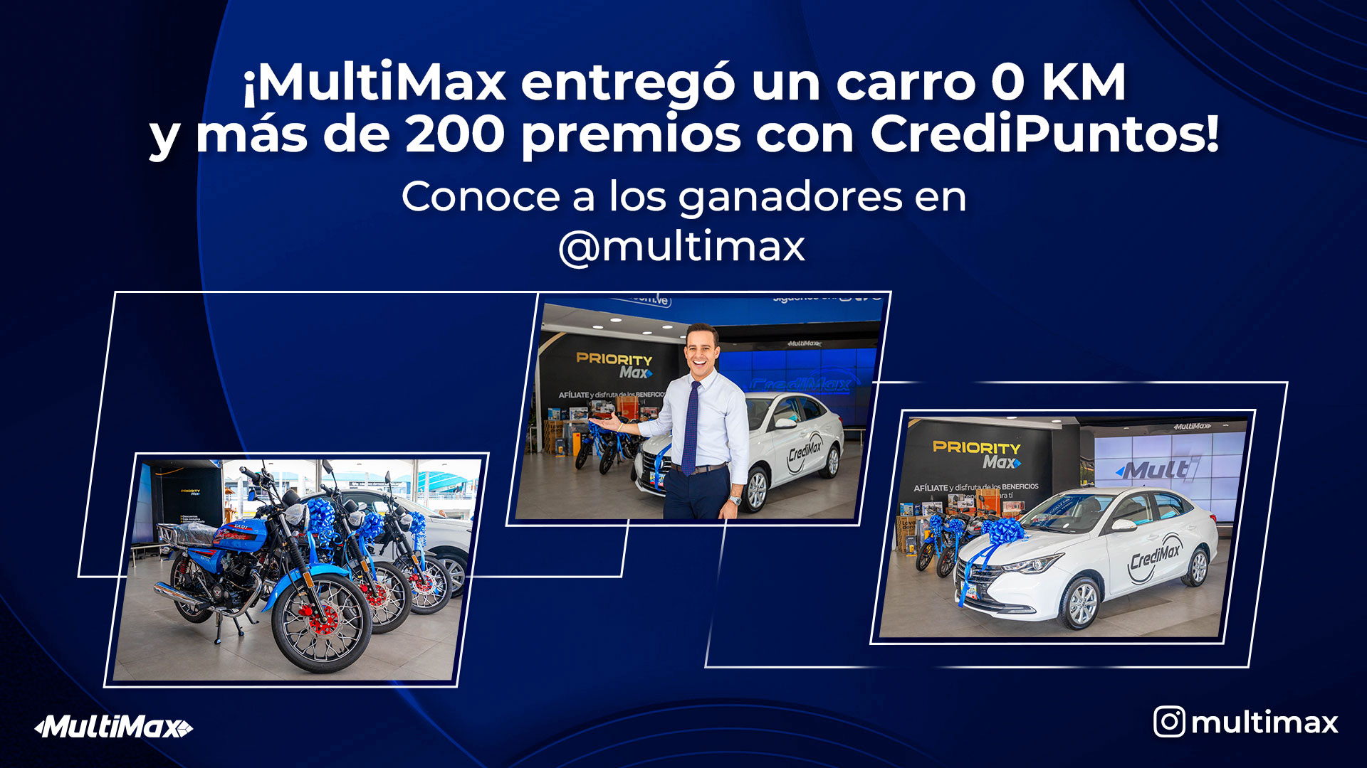 Ganadores Sorteo Credipunto Multimax Junio