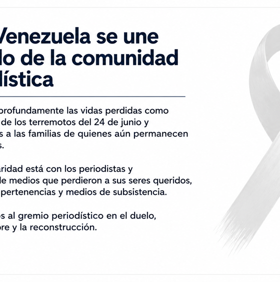 IPYS Venezuela periodistas terremotos
