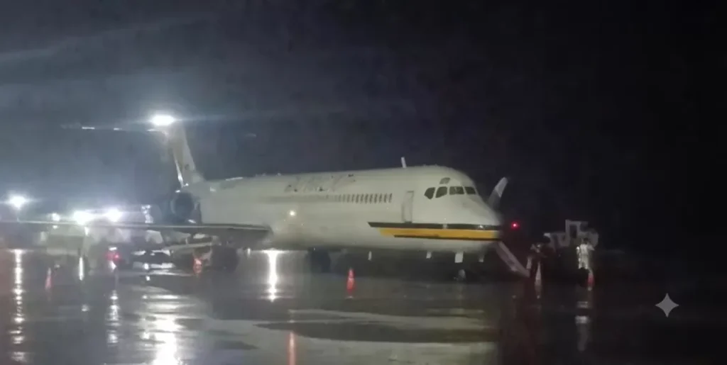 Rayo impactó avión en aeropuerto de Valencia - Agencia Carabobeña de Noticias
