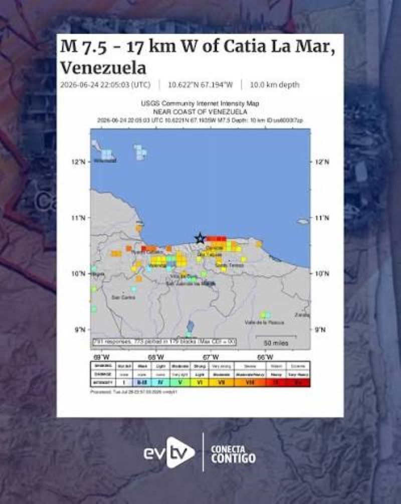 Segundo terremoto en Venezuela - Agencia Carabobeña de Noticias