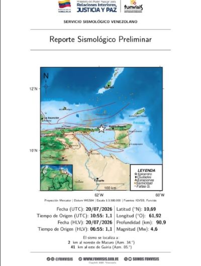 Sismo en San Carlos - Agencia Carabobeña de Noticias