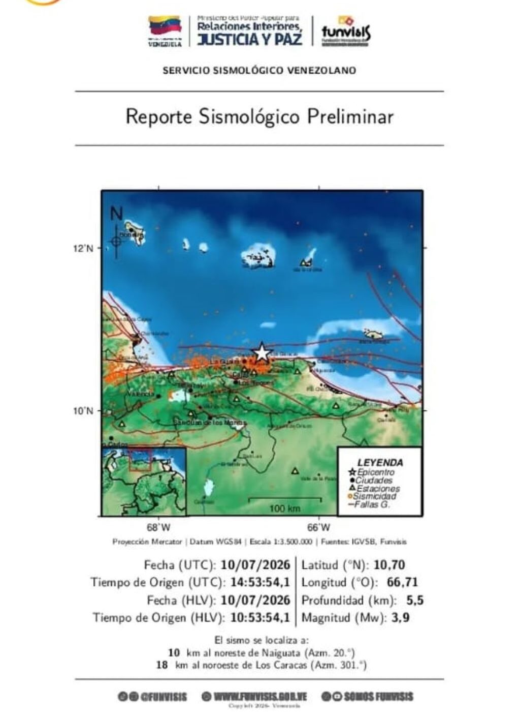 Sismo causa pánico y evacuaciones - Agencia Carabobeña de Noticias