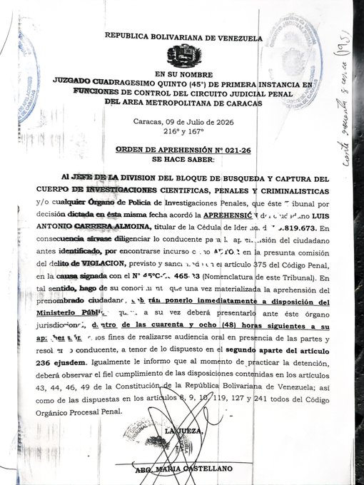 Caso Linda Loaiza - Agencia Carabobeña de Noticias