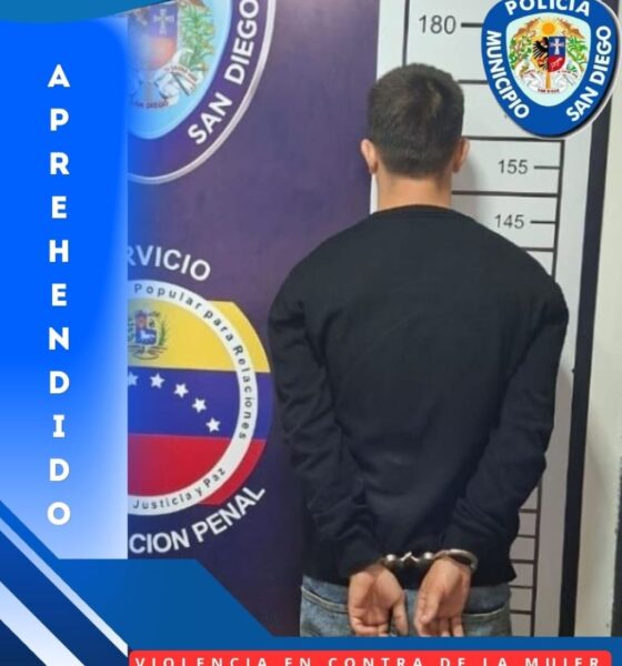 Policía de San Diego aprehendió a sujeto por violencia de género - Agencia Carabobeña de Noticias