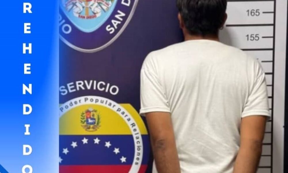Polisandiego detiene a ciudadano solicitado - Agencia Carabobeña de Noticias