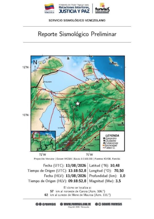Sismo en Carora - Agencia Carabobeña de Noticias