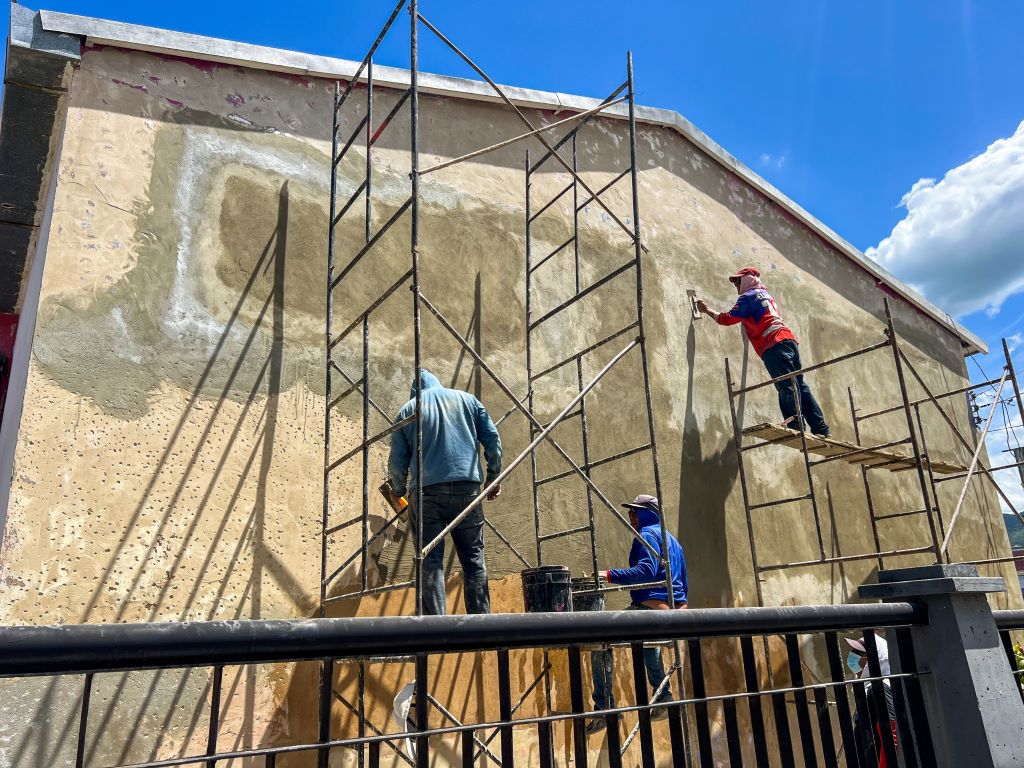 Trabajos de rehabilitación en Complejo Deportivo Don Bosco - Agencia Carabobeña de Noticias