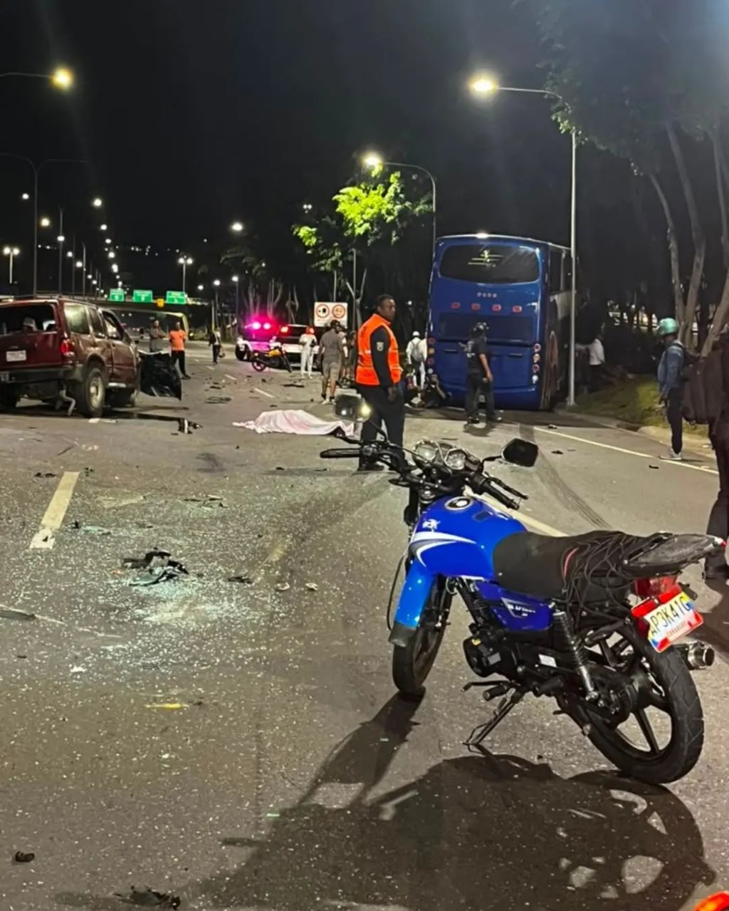 Triple choque en Autopista Valle-Coche - Agencia Carabobeña de Noticias