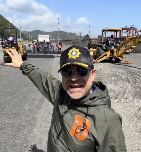 asfaltado en la autopista Muelles-El Palito - Agencia Carabobeña de Noticias
