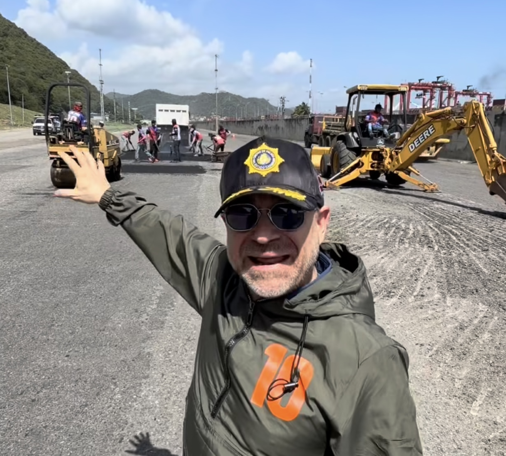 asfaltado en la autopista Muelles-El Palito - Agencia Carabobeña de Noticias