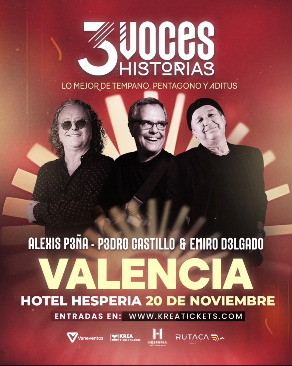 concierto “3 Voces, 3 historias” - Agencia Carabobeña de Noticias