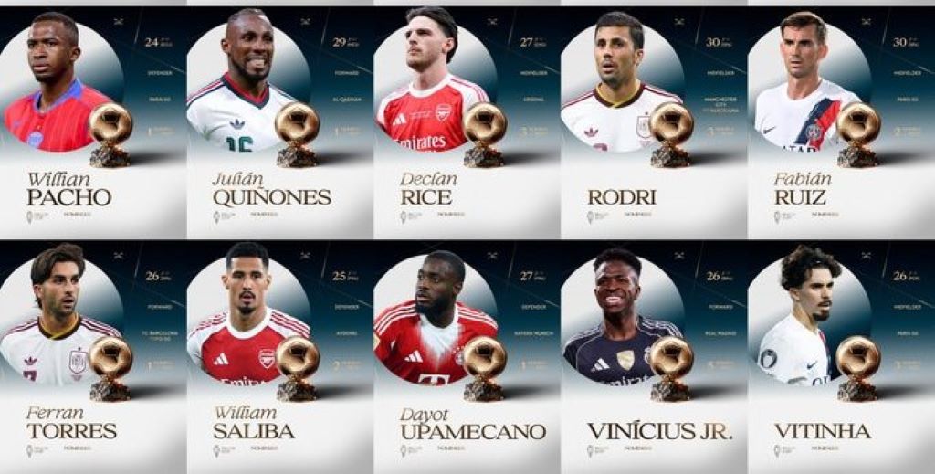 Candidatos al Balón de Oro 2026 - Agencia Carabobeña de Noticias