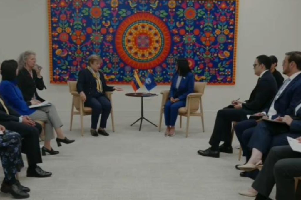 Delcy Rodríguez se reunió con directora FMI - Agencia Carabobeña de Noticias