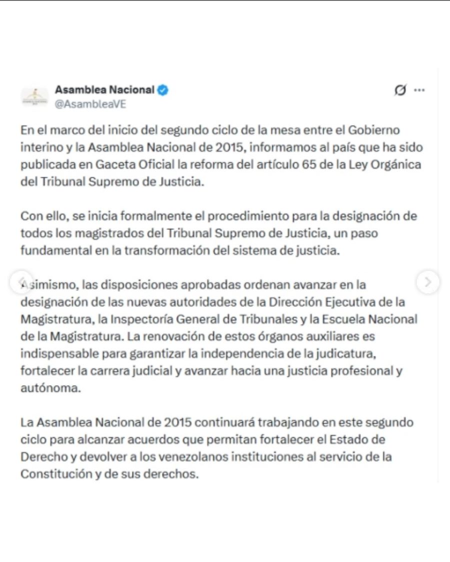 Inician-proceso-para-designar-nuevos-magistrados-del-TSJ-Agencia-Carabobeña-de-Noticias