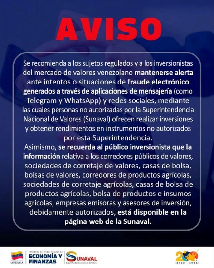 Sunaval alerta sobre posibles estafas - Agencia Carabobeña de Noticias