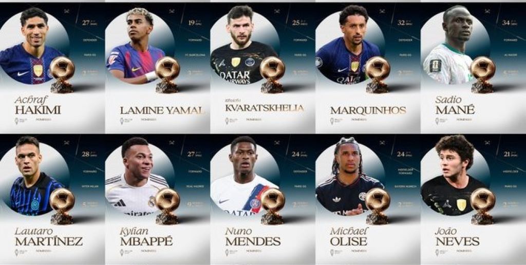 Candidatos al Balón de Oro 2026 - Agencia Carabobeña de Noticias