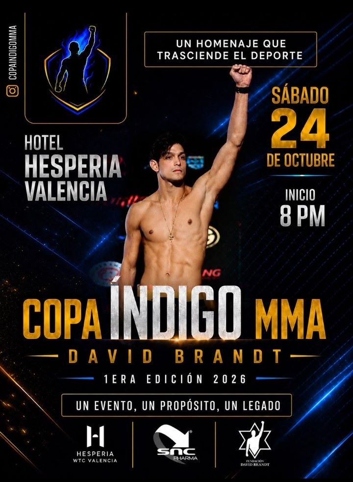 Copa Índigo MMA David Brandt - Agencia Carabobeña de Noticias
