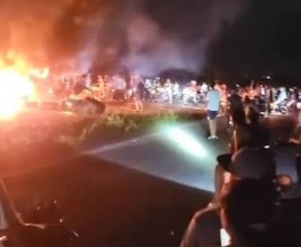 Protestan por apagones en Carabobo - Agencia Carabobeña de Noticias