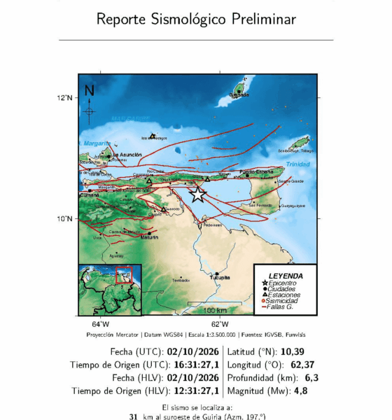 Sismo en Sucre - Agencia Carabobeña de Noticias